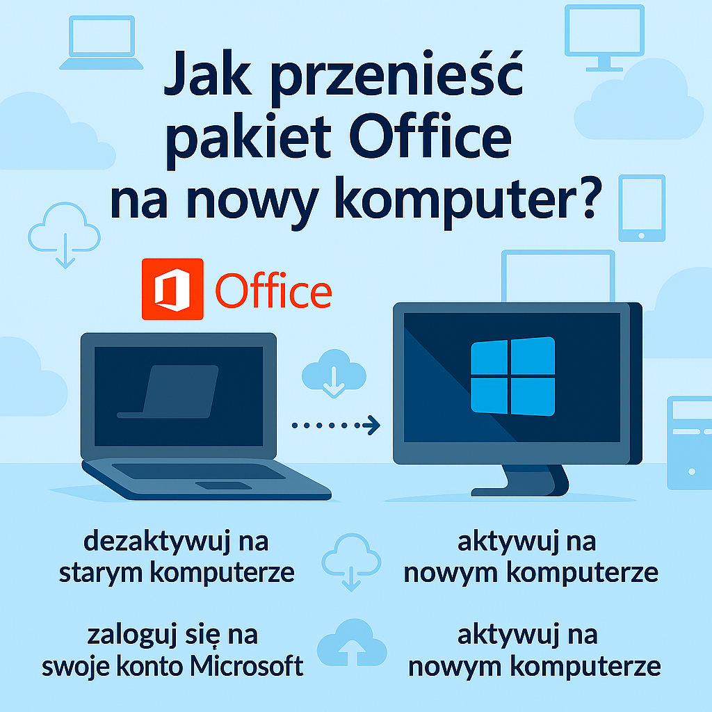 Jak przenieść pakiet Office na nowy komputer? To prostsze, niż myślisz!